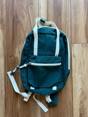Wild Fable Canvas Mini Backpack in Dark Green/Teal